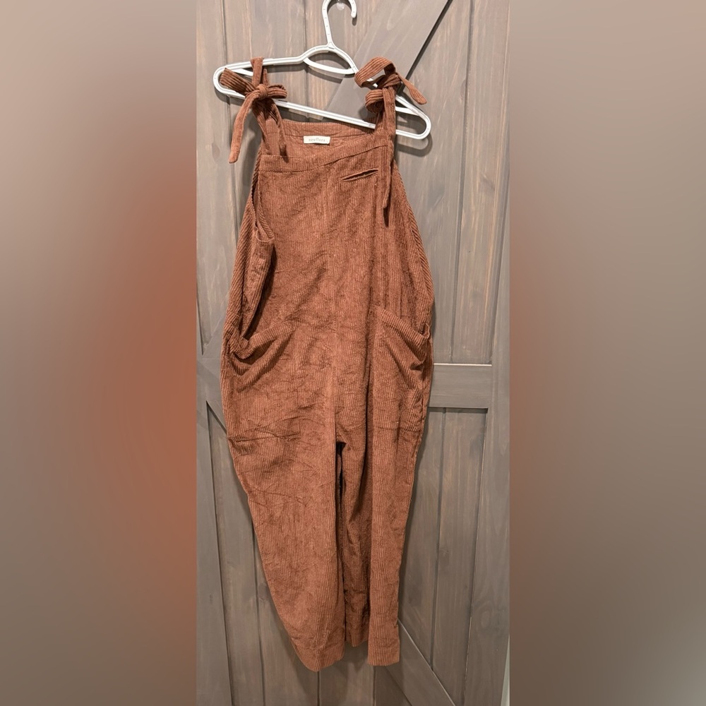 Women's Brown Overalls